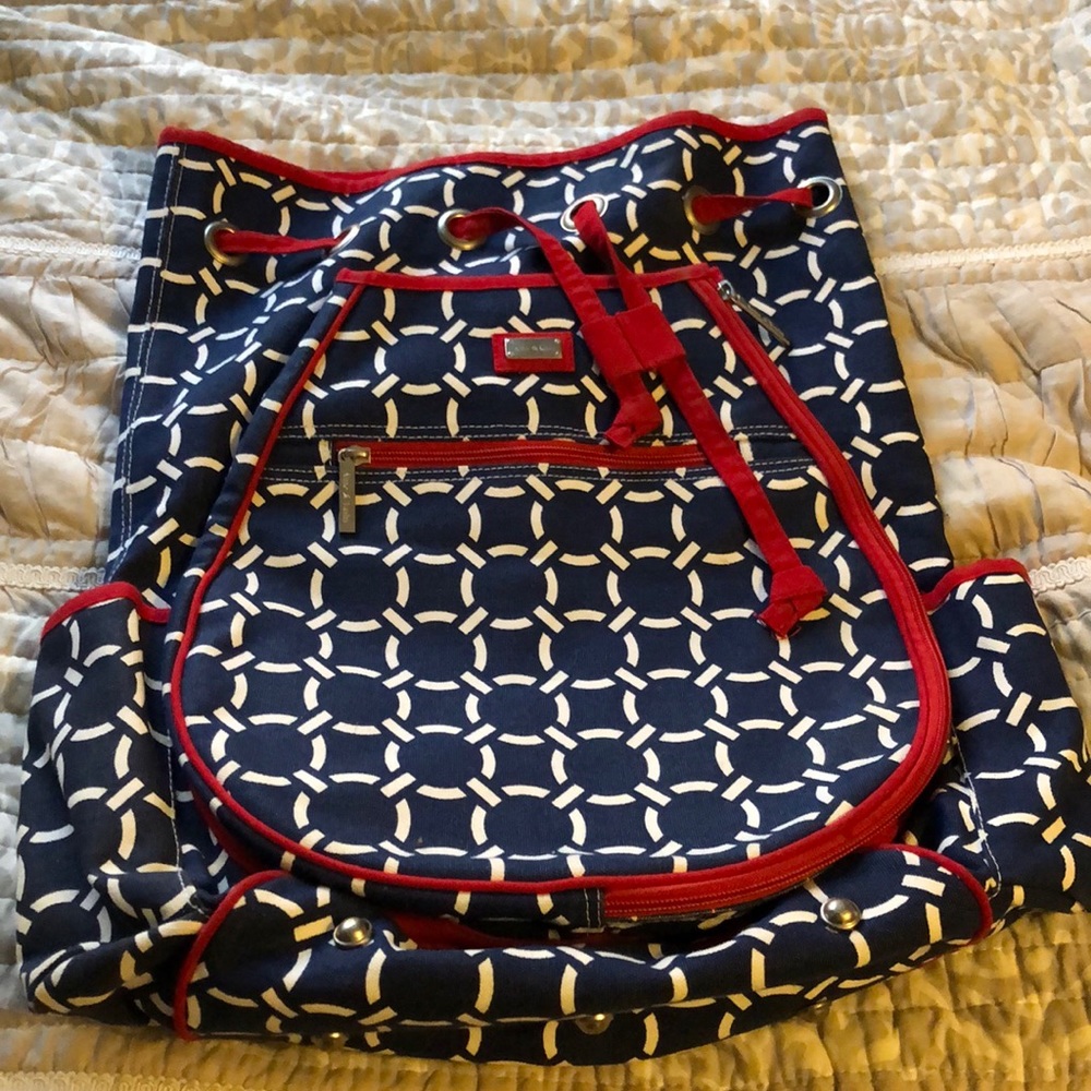 canvas tennis backpack quality construction